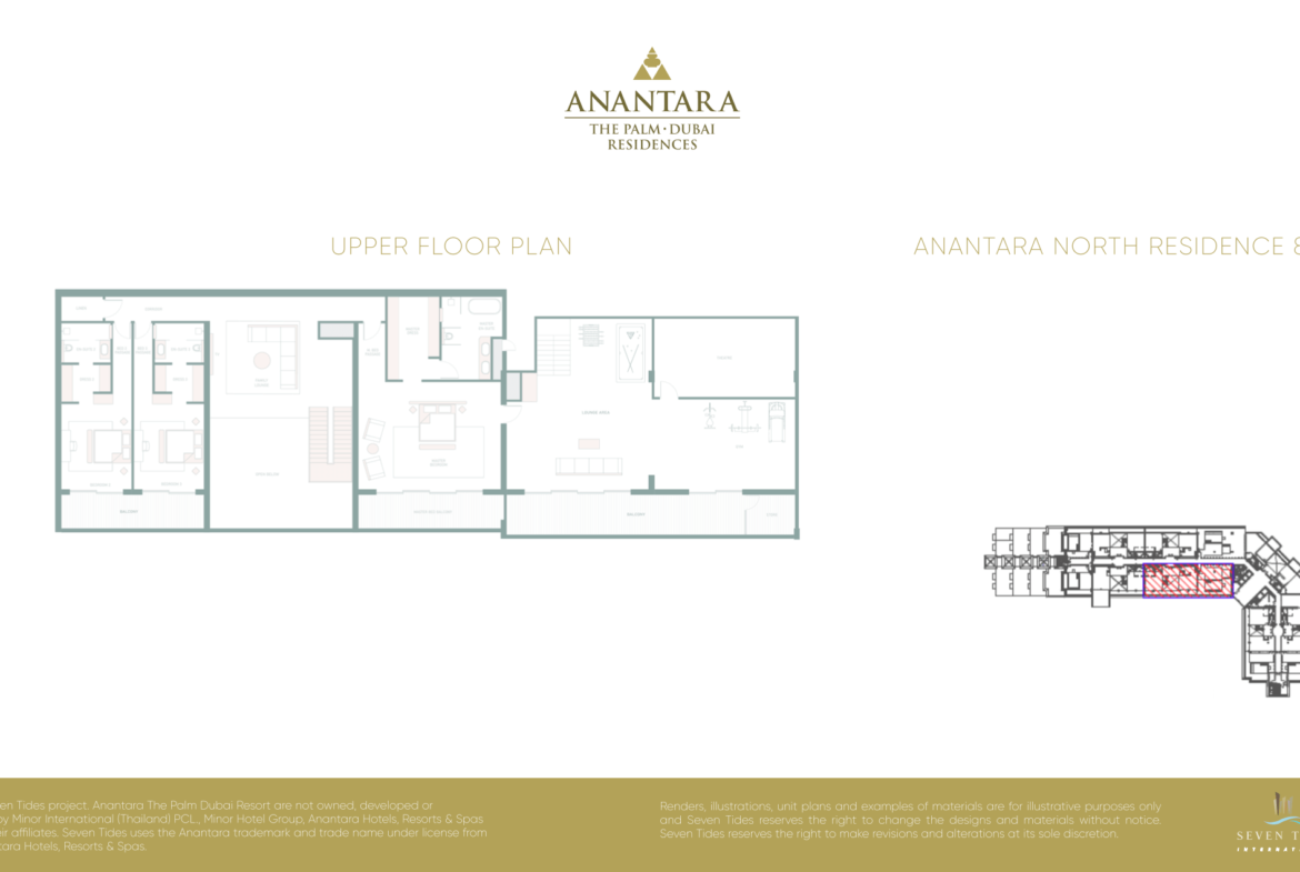 Anantara Residences (Heights, Penthouse), The Palm, Dubai - 9